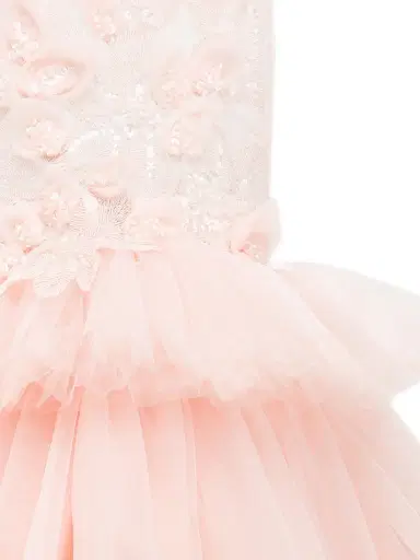Tulleen Little Girl's & Girl's Camellia Dress - Pink | Thumbnail 3 Tulleen Little Girl's & Girl's Camellia Dress - Pink | Thumbnail 3