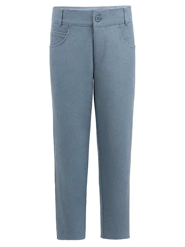 Little Boy's & Boy's Light Blue Casual Trousers - Blue