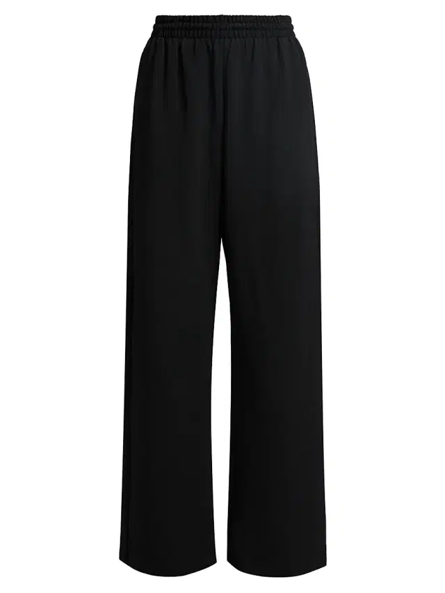 WARDROBE.NYC Women's Semi Matte Track Pants - Black