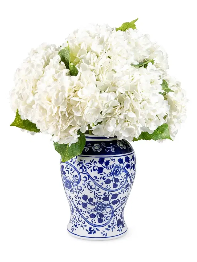 Tinsley RealTouch Hydrangea Arrangement - Snow