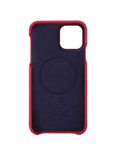 MAISON de SABRÉ Women's Leather Phone Case (iPhone 15) - Shibuya Fuchsia | Thumbnail 2