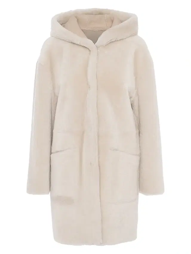 Gorski Women's Merino Shearling Lamb Hooded Coat