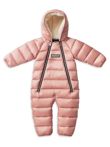 Mackage Baby's Bambi Quilted Hooded Snowsuit - Rose - Size 24 Months | Thumbnail 1