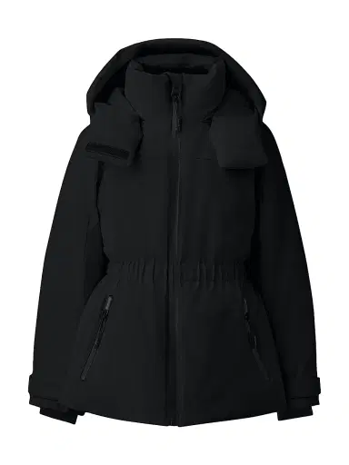 Mackage Little Girl's & Girl's Moon-T Stretch Down Ski Jacket - Black - Size 4 | Thumbnail 1 Mackage Little Girl's & Girl's Moon-T Stretch Down Ski Jacket - Black - Size 4 | Thumbnail 1
