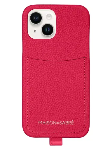 MAISON de SABRÉ Women's Sling Phone Case (iPhone 15) - Shibuya Fuchsia | Thumbnail 2