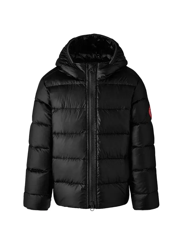 Little Kid's & Kid's Crofton Down Quilted Puffer Jacket - Black