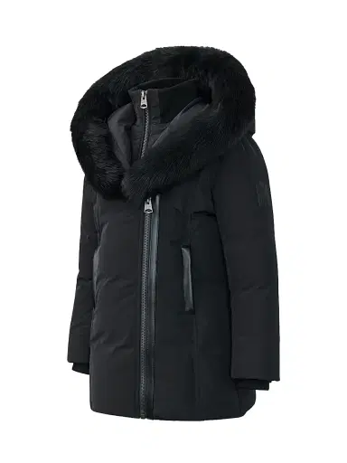 Mackage Little Girl's & Girl's Leelee Long Down Parka - Black - Size 6 | Thumbnail 3 Mackage Little Girl's & Girl's Leelee Long Down Parka - Black - Size 6 | Thumbnail 3