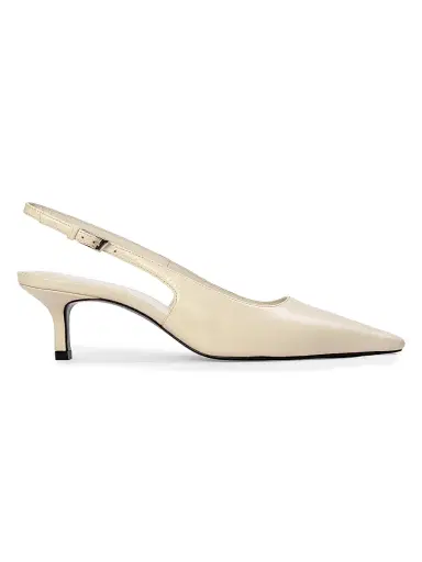 Black Suede Studio Women's Lainey 50MM Leather Pumps - Coconut Leather - Size 12 | Thumbnail 1 Black Suede Studio Women's Lainey 50MM Leather Pumps - Coconut Leather - Size 12 | Thumbnail 1