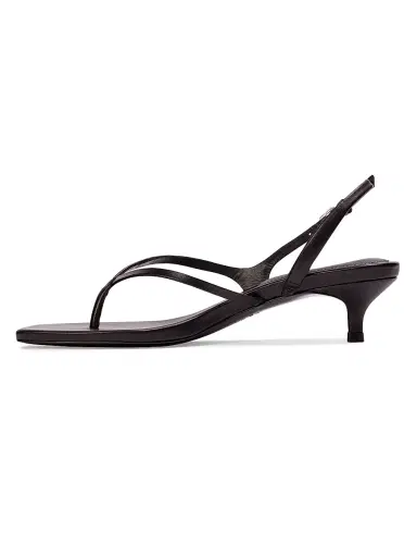 Black Suede Studio Women's Mehak 35MM Leather Sandals - Black Leather | Thumbnail 3 Black Suede Studio Women's Mehak 35MM Leather Sandals - Black Leather | Thumbnail 3