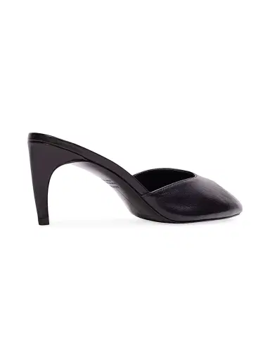 Black Suede Studio Women's Dovie 70MM Leather Mules - Black Leather - Size 7 | Thumbnail 3 Black Suede Studio Women's Dovie 70MM Leather Mules - Black Leather - Size 7 | Thumbnail 3
