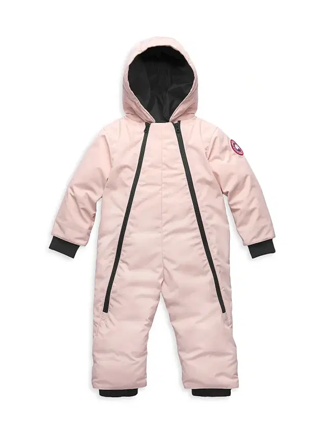 Baby's Lamb Puffer Snowsuit - Vintage Rose 18 Months