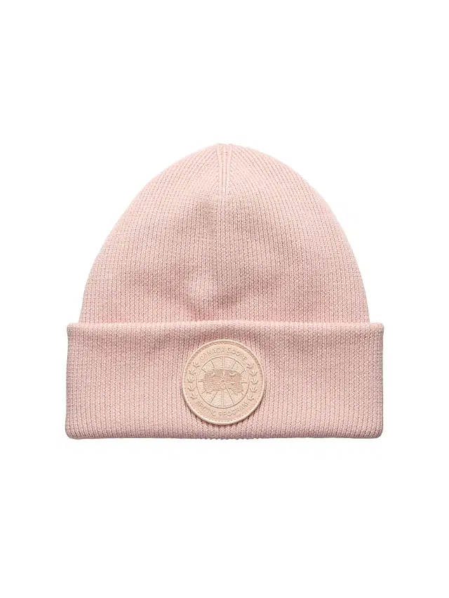 Canada Goose Kid's Wool Knit Beanie - Vintage Rose