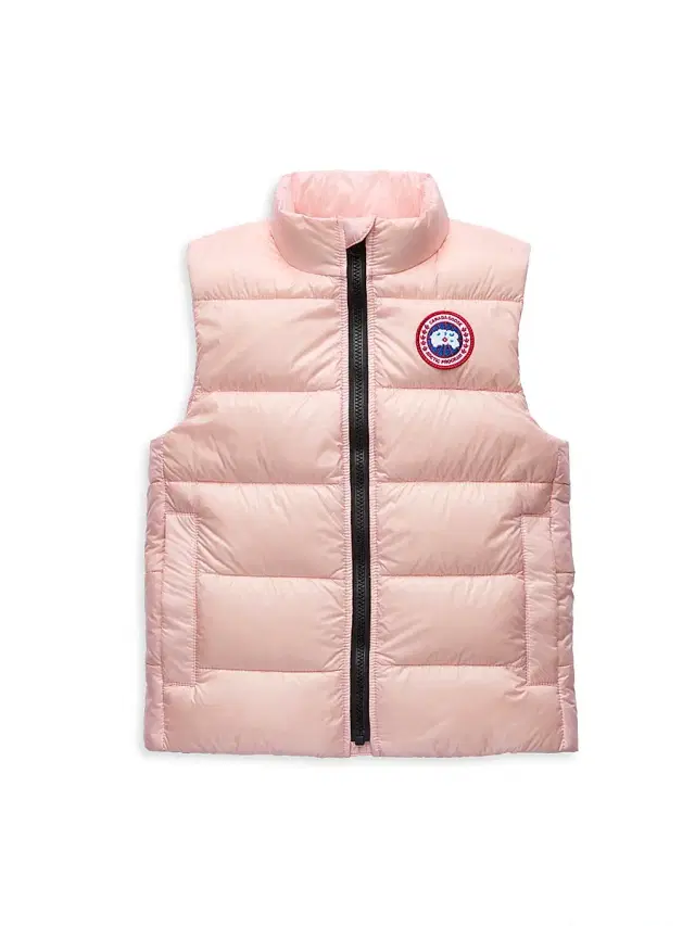 Little Kid's Puffer Down Vest - Pink Lemonade