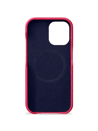 MAISON de SABRÉ Leather Phone Case (iPhone 17) - Shibuya Fuchsia | Thumbnail 4 MAISON de SABRÉ Leather Phone Case (iPhone 17) - Shibuya Fuchsia | Thumbnail 4