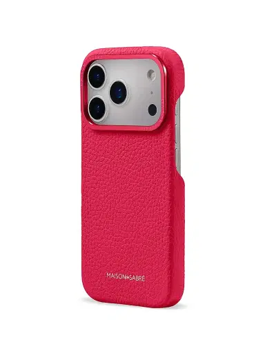 MAISON de SABRÉ Leather Phone Case (iPhone 17 Pro) - Shibuya Fuchsia | Thumbnail 2 MAISON de SABRÉ Leather Phone Case (iPhone 17 Pro) - Shibuya Fuchsia | Thumbnail 2