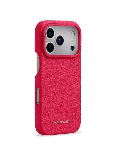 MAISON de SABRÉ Leather Phone Case (iPhone 17 Pro) - Shibuya Fuchsia | Thumbnail 3 MAISON de SABRÉ Leather Phone Case (iPhone 17 Pro) - Shibuya Fuchsia | Thumbnail 3