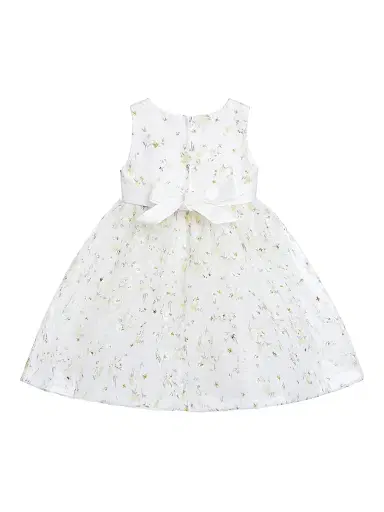Tulleen Baby Girl's Floral Patterned Bow Dress - 24 Months | Thumbnail 2 Tulleen Baby Girl's Floral Patterned Bow Dress - 24 Months | Thumbnail 2