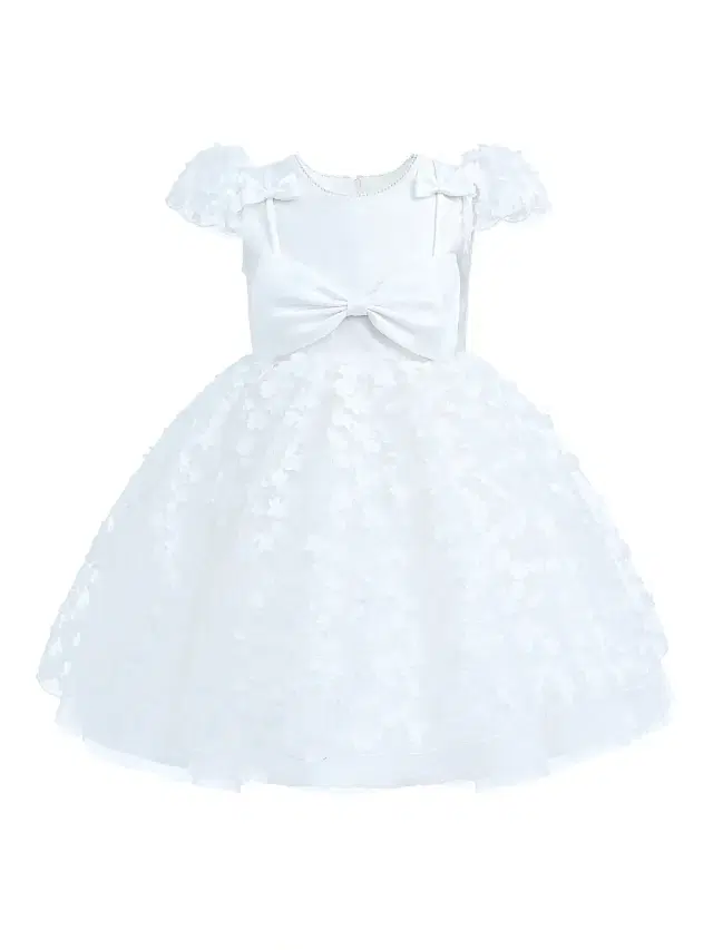 Tulleen Little Girl's & Girl's Upton Dress - White