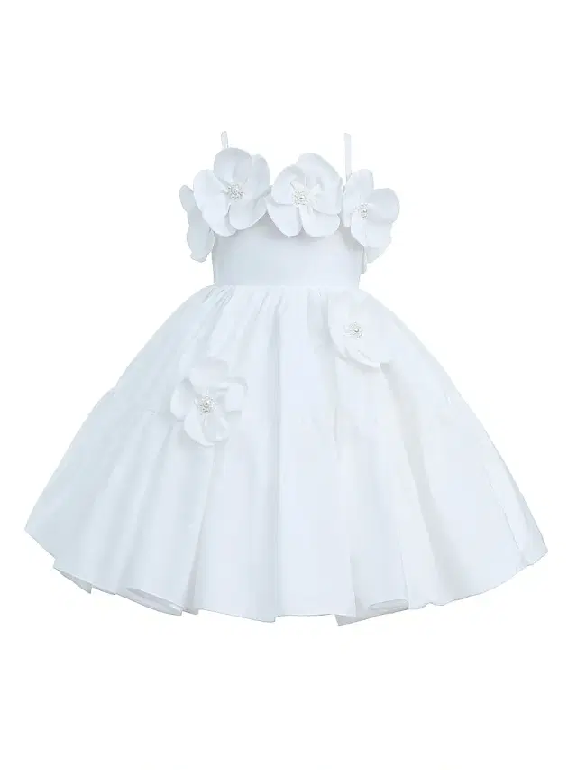 Little Girl's & Girl's Buttercup Ravenna Dress - White