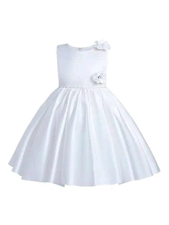 Tulleen Little Girl's & Girl's Denali Dress - White