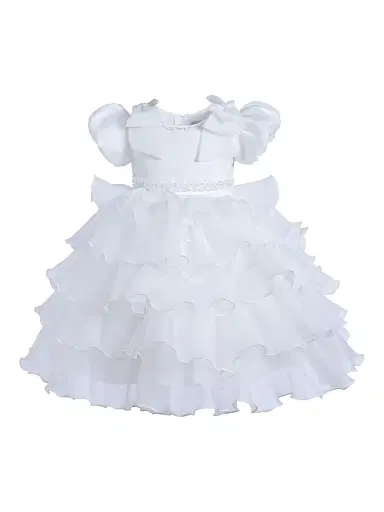 Tulleen Little Girl's & Girl's Bonaventura Dress - White | Thumbnail 1 Tulleen Little Girl's & Girl's Bonaventura Dress - White | Thumbnail 1