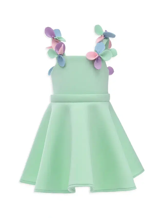 Little Girl's & Girl's Lila Dress - Green