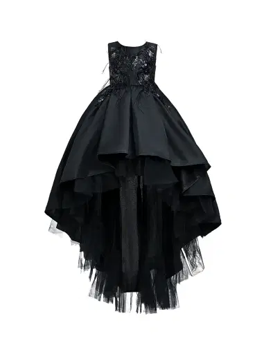 Tulleen Little Girl's & Girl's Salem Dress - Black | Thumbnail 1 Tulleen Little Girl's & Girl's Salem Dress - Black | Thumbnail 1