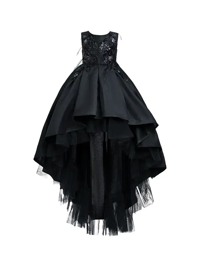 Tulleen Little Girl's & Girl's Salem Dress - Black