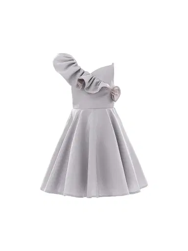 Tulleen Little Girl's & Girl's Riviera Dress - Silver | Thumbnail 1