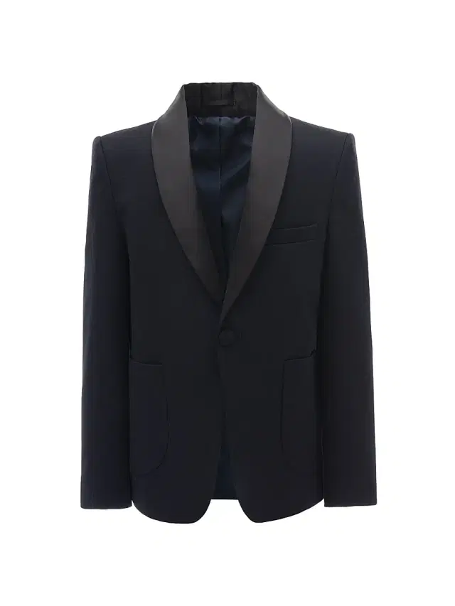Moustache Little Boy's & Boy's Shawl Lapel Blazer - Navy