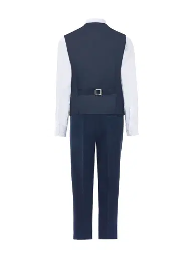 Moustache Little Boy's & Boy's Formal Suit - Navy - Size 11 | Thumbnail 4