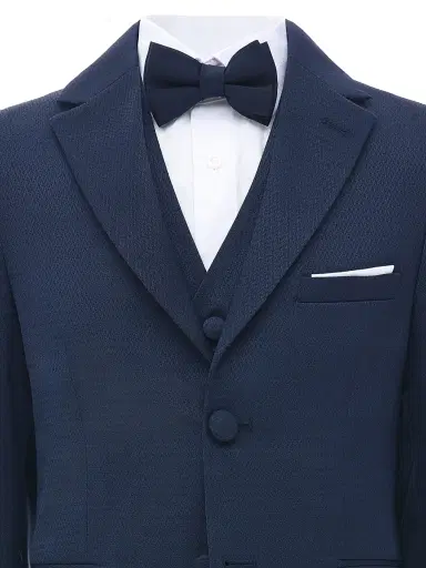 Moustache Little Boy's & Boy's Formal Suit - Navy - Size 11 | Thumbnail 5