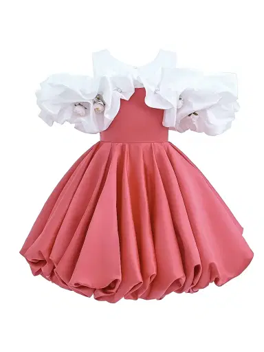 Tulleen Baby & Little Girl's & Girl's Isadora Dress - Red | Thumbnail 1 Tulleen Baby & Little Girl's & Girl's Isadora Dress - Red | Thumbnail 1