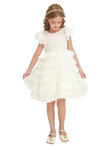 Tulleen Little Girl's & Girl's Elrose Dress - | Thumbnail 4 Tulleen Little Girl's & Girl's Elrose Dress - | Thumbnail 4