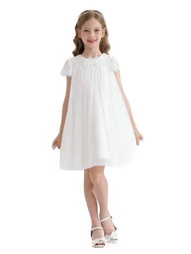 Tulleen Baby Girl's, Little Girl's & Girl's Constance Dress - White | Thumbnail 3 Tulleen Baby Girl's, Little Girl's & Girl's Constance Dress - White | Thumbnail 3
