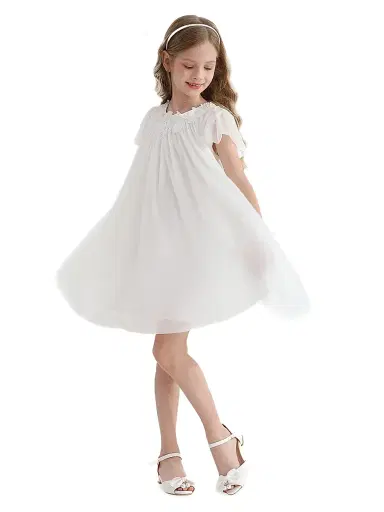 Tulleen Baby Girl's, Little Girl's & Girl's Constance Dress - White | Thumbnail 4 Tulleen Baby Girl's, Little Girl's & Girl's Constance Dress - White | Thumbnail 4