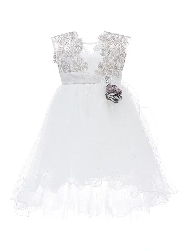 Baby Girl's and Little Girl's Demi Dress - White 36 Months