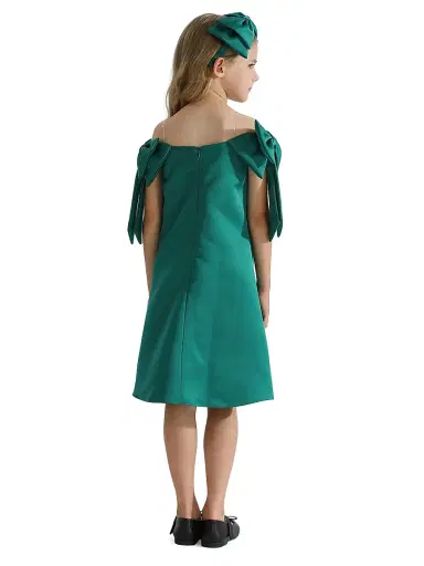 Tulleen Little Girl's & Girl's Luneta Dress - Green | Thumbnail 6 Tulleen Little Girl's & Girl's Luneta Dress - Green | Thumbnail 6