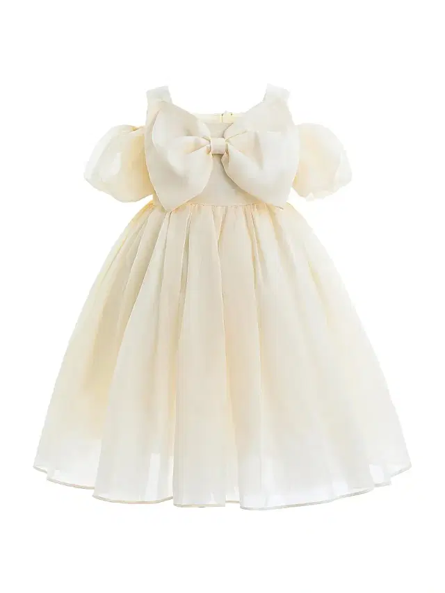 Little Girl's & Girl's Modenna Dress - Champagne