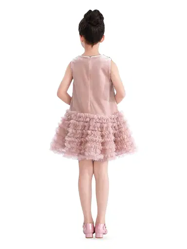 Tulleen Little Girl's & Girl's Textured Sequin Bodice Dress - Pink | Thumbnail 5 Tulleen Little Girl's & Girl's Textured Sequin Bodice Dress - Pink | Thumbnail 5