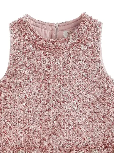 Tulleen Little Girl's & Girl's Textured Sequin Bodice Dress - Pink | Thumbnail 6 Tulleen Little Girl's & Girl's Textured Sequin Bodice Dress - Pink | Thumbnail 6