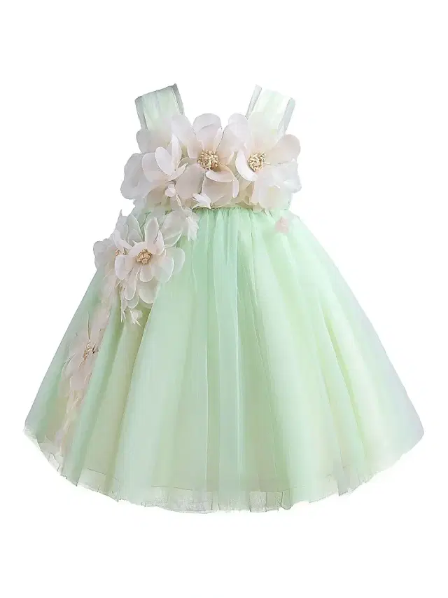 Tulleen Baby Girl's & Little Girl's Kyra Dress - Green
