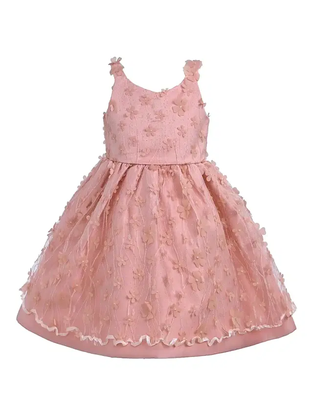 Tulleen Little Girl's & Girl's Ravine Dress - Peach Pink