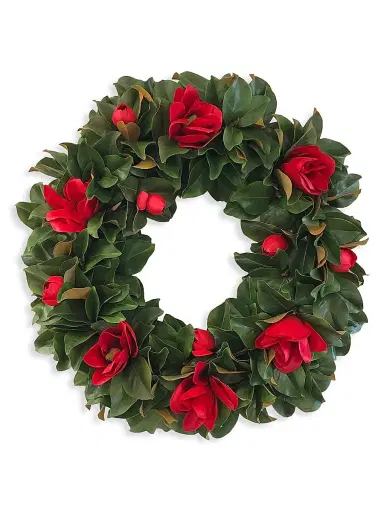 Winward Home Holiday Magnolia Mix Wreath | Thumbnail 1