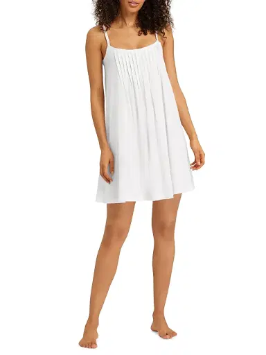Hanro Women's Juliet Babydoll Chemise - White - Size Large | Thumbnail 2 Hanro Women's Juliet Babydoll Chemise - White - Size Large | Thumbnail 2