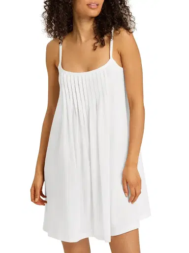 Hanro Women's Juliet Babydoll Chemise - White - Size Large | Thumbnail 3 Hanro Women's Juliet Babydoll Chemise - White - Size Large | Thumbnail 3