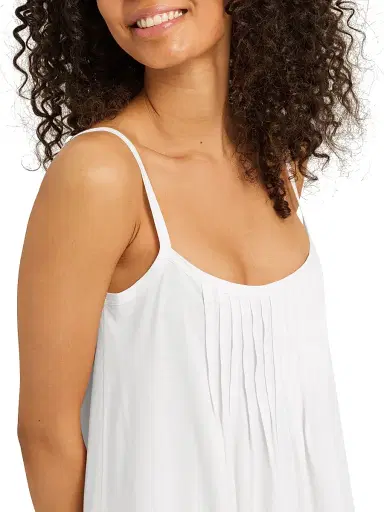 Hanro Women's Juliet Babydoll Chemise - White - Size Large | Thumbnail 5 Hanro Women's Juliet Babydoll Chemise - White - Size Large | Thumbnail 5