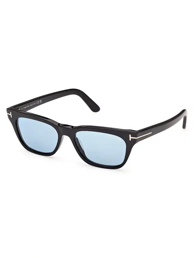 Men's Penn 59MM Square Sunglasses - Black Blue
