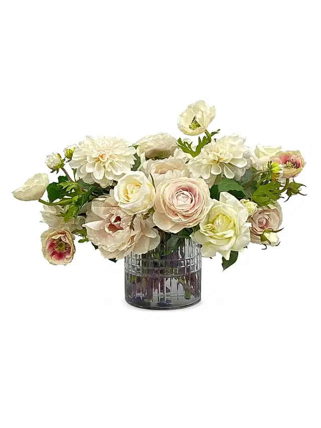 Winward Home Everyday Floral Café Au Lait Combo Arrangement