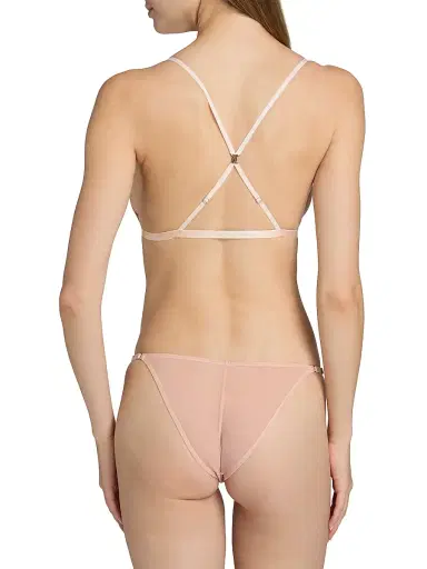 Kiki de Montparnasse Women's Brienne Triangle Soft Cup Bra - Buff | Thumbnail 4